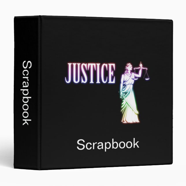 Themis - Justice - Scrapbook Binder (Front/Spine)