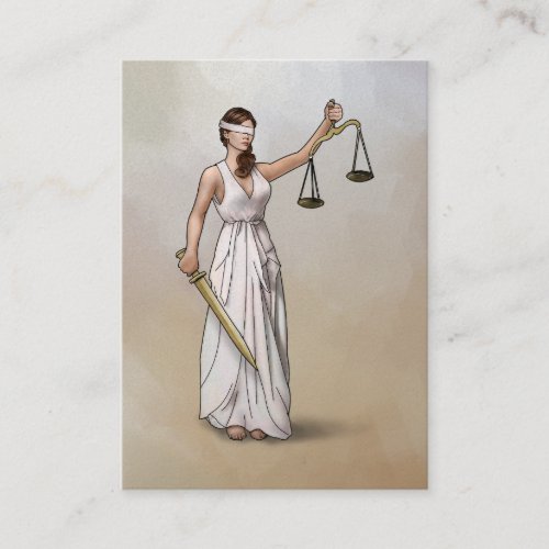 Themis _ Lady Justice Business Card