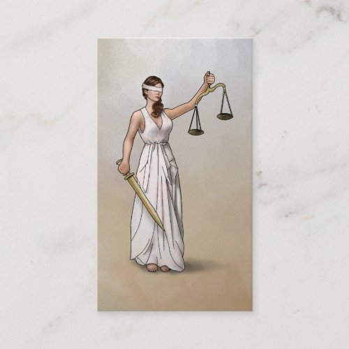 Themis _ Lady Justice Business Card