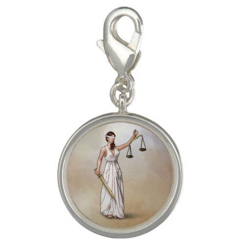 Themis _ Lady Justice Charm