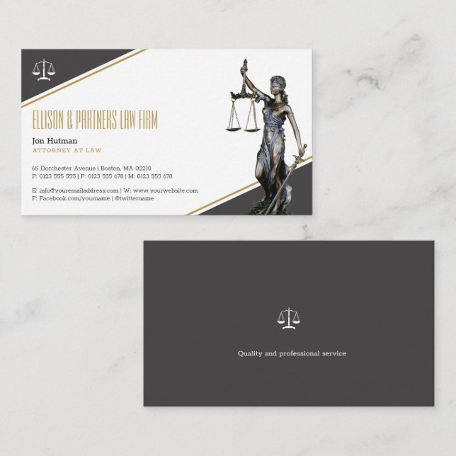 Themis | Law Office Business Card (Front/Back)