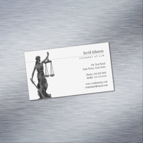 Themis  Law Office Business Card Magnet