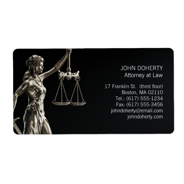 Themis | Scales of Justice Label (Front)