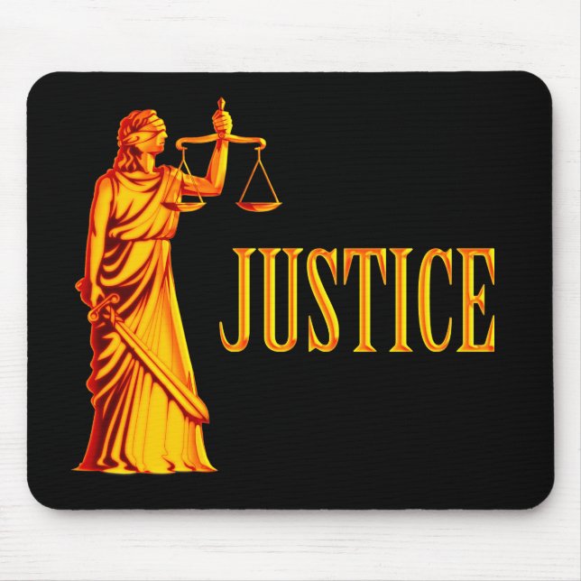 Themis | Scales of Justice Mouse Pad (Front)