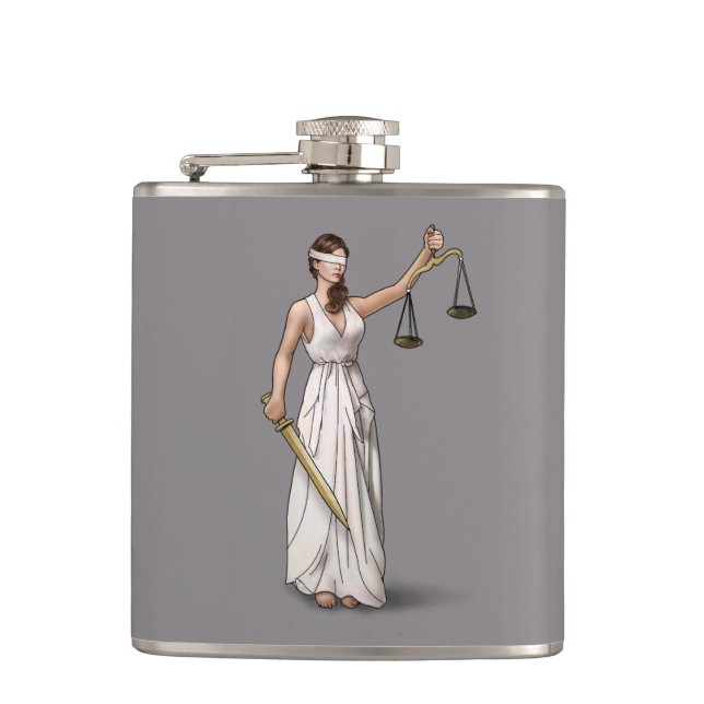 Themis - Titanium Flask (Front)