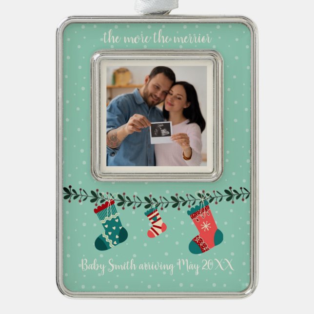 theMoretheMERRIER Ultrasound Christmas Ornament (Front)