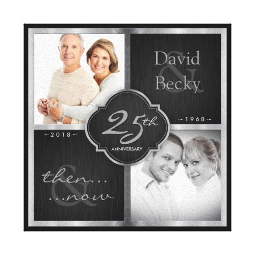 Then and Now 25th Wedding Anniversary 2018