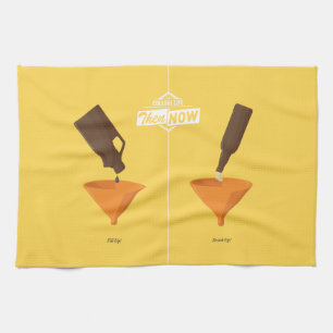 Then And Now: Beer Pong Towel