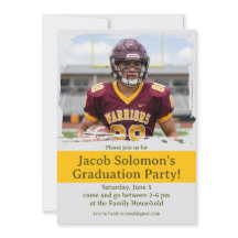 Then and Now Graduation Party Invite