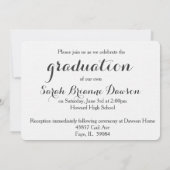 Then and Now Photo Graduation Announcement (Back)