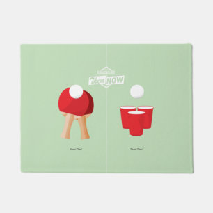 Then And Now: Ping Pong Doormat
