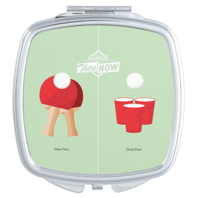 Then And Now: Ping Pong Makeup Mirror (Front)
