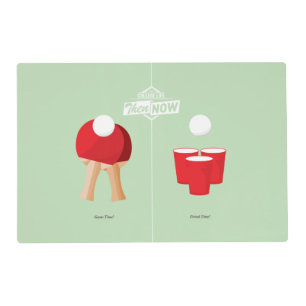 Then And Now: Ping Pong Placemat