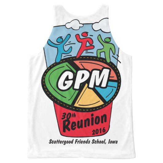 Then and Now Tank Top - 1986 meets 2016! (Back)