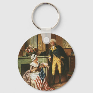 Then Now and Forever by Percy Moran Keychain
