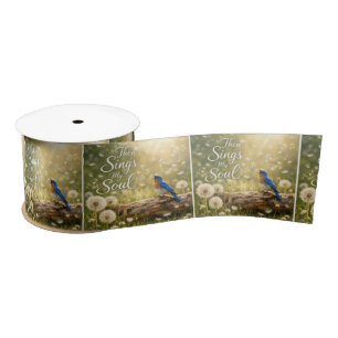 Then Sings My Soul with Bluebird Satin Ribbon