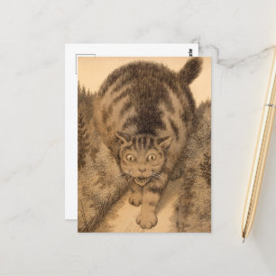 Then the Tabby went Far, and Farther than Far Postcard