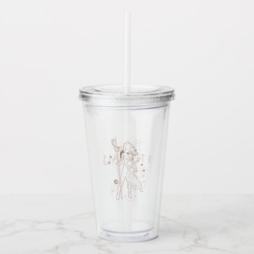 Thena Astrometry Outline Acrylic Tumbler