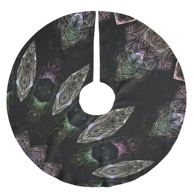 Theo Brushed Polyester Tree Skirt (Front)