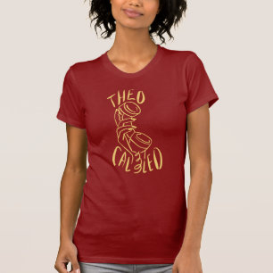 Theo Called Tee (Maroon/Yellow)