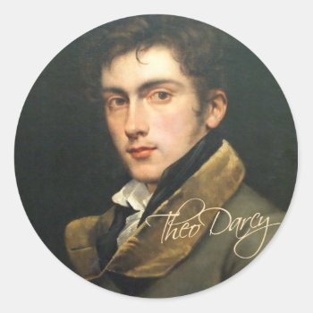 Theo Darcy Sticker by AustenVariations at Zazzle