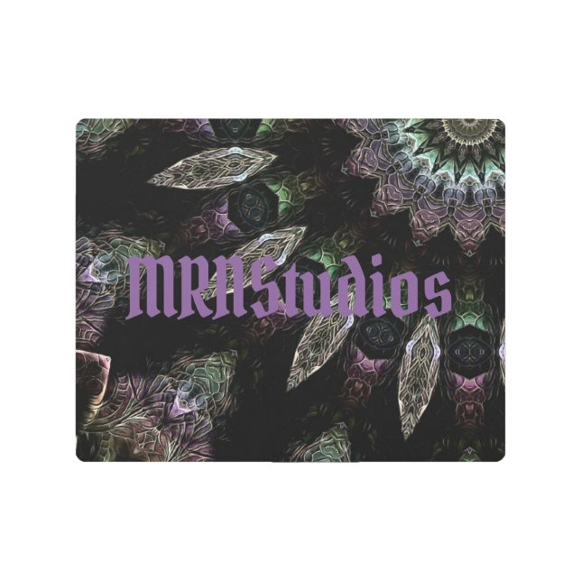 Theo Metal Print (Front)