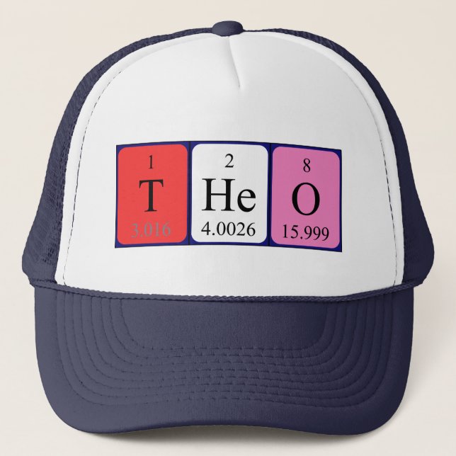 Theo periodic table name hat (Front)