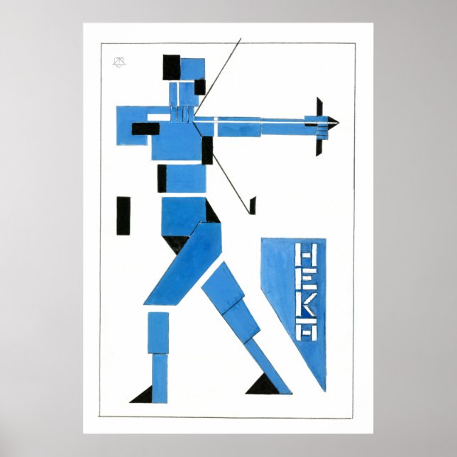 Theo van Doesburg Archer De Stijl Poster (Front)