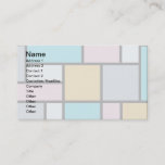 Theo Van Doesburg - Composition 17 - Mondrian Art Business Card