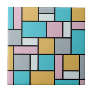 Theo Van Doesburg - Composition 17 - Mondrian Art Ceramic Tile