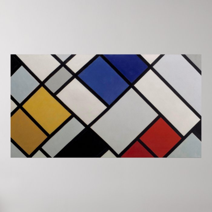 Theo van Doesburg Contra Composition XVI Print