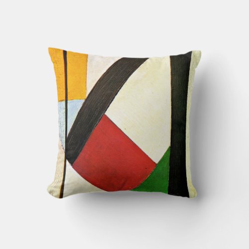 Theo van Doesburg painting Composition Throw Pillow