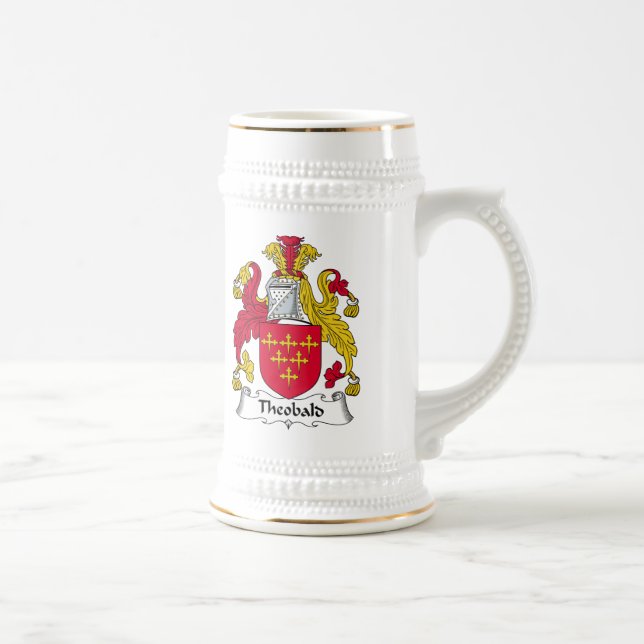 Theobald Family Crest Beer Stein (Right)