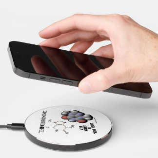 Theobromine Chocolate Molecule Active Ingredient Wireless Charger