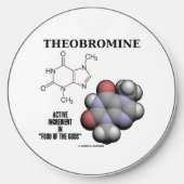 Theobromine Chocolate Molecule Active Ingredient Wireless Charger (Front)
