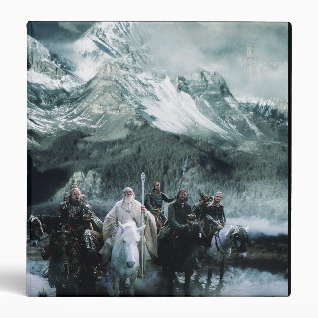 Theoden and the Fellowship 3 Ring Binder (Front)