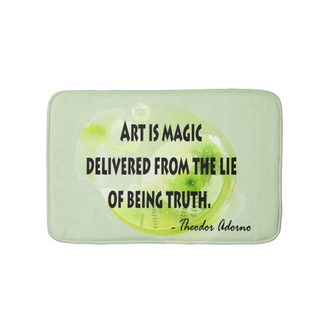 Theodor Adorno Bathroom Mat (Front)