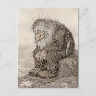 Theodor Kittelsen Troll wonders how old CC1001 Postcard