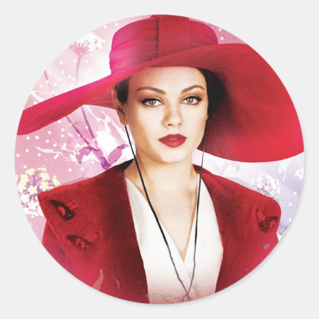 Theodora Classic Round Sticker (Front)