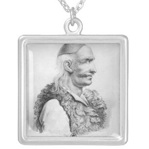 Theodore Kolokotronis engraved by Alois Silver Plated Necklace