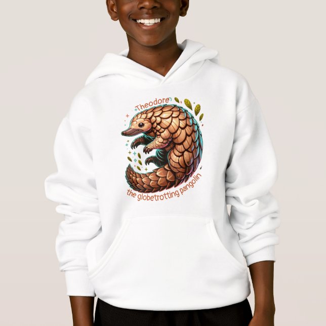 Theodore Pangolin Hoodie (Front)