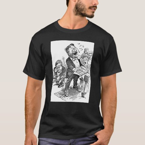 Theodore Roosevelt 1912 Political Cartoon T_Shirt