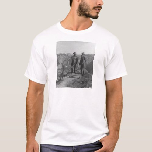 Theodore Roosevelt and John Muir on Glacier Point T_Shirt