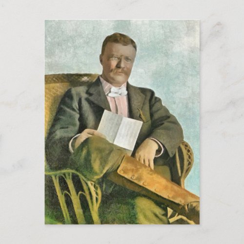 THEODORE ROOSEVELT AT OYSTER BAY POSTCARD