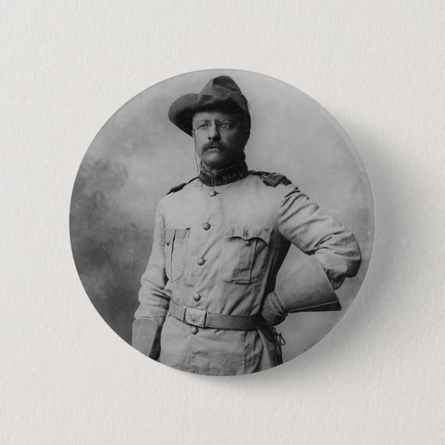 Theodore Roosevelt Button (Front)