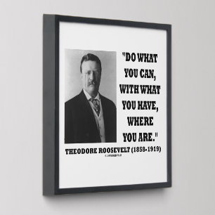 Theodore Roosevelt Do What You Can Where You Are Peel And Stick Photo Tile