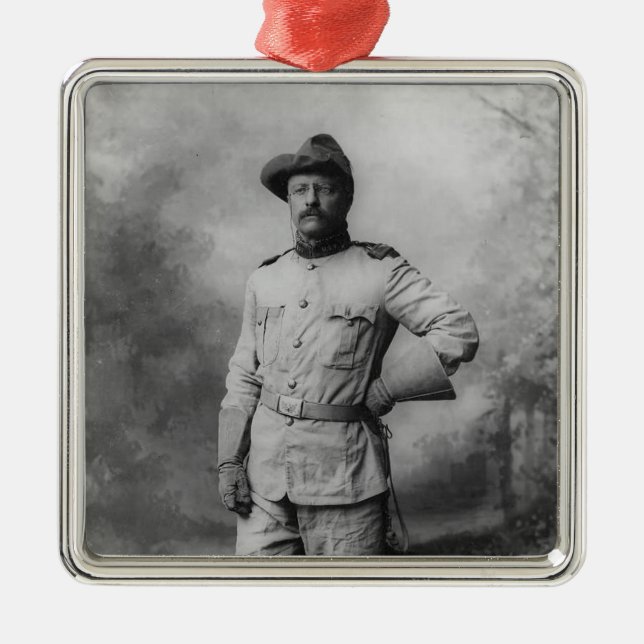 Theodore Roosevelt Metal Ornament (Front)