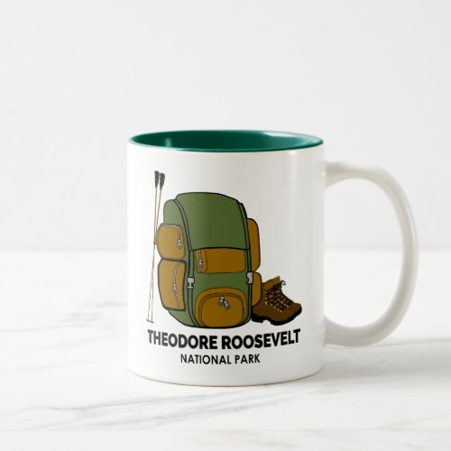 Theodore Roosevelt National Park Backpack Two_Tone Coffee Mug