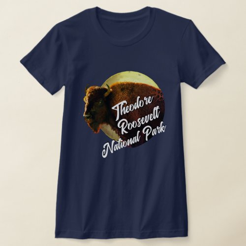 Theodore Roosevelt National Park  Buffalo  T_Shirt