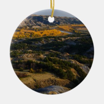 Theodore Roosevelt National Park Ceramic Ornament by WorldDesign at Zazzle